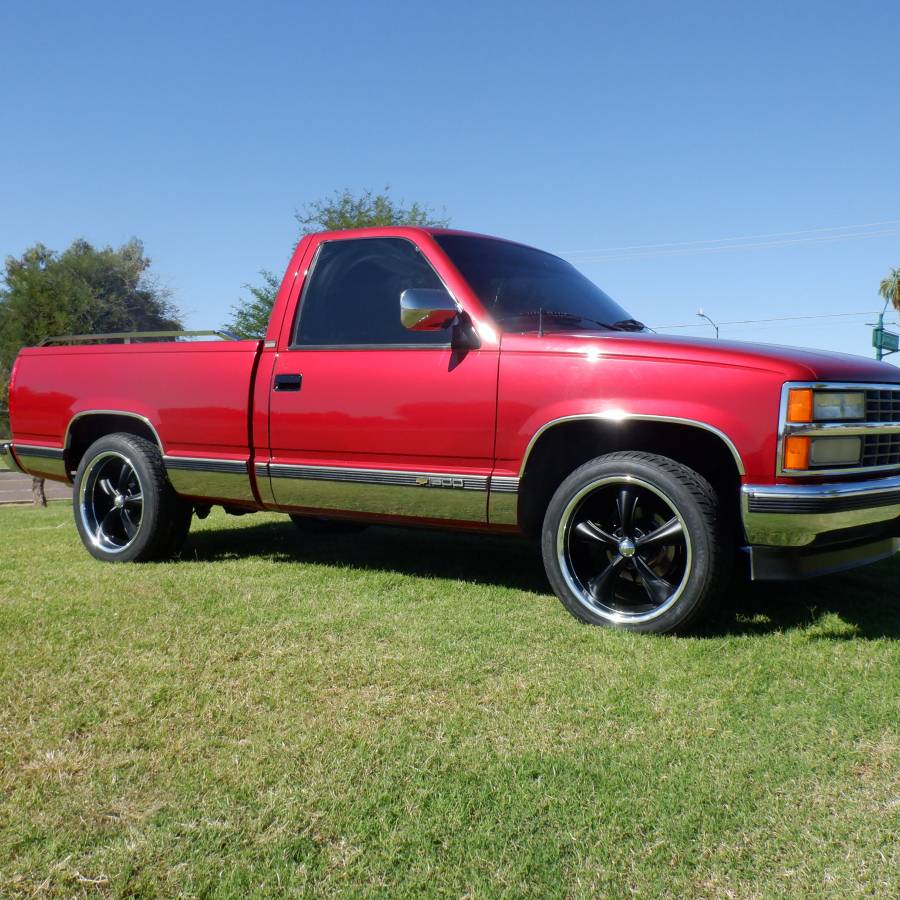 Chevrolet-silverado-1500-1990-red-1