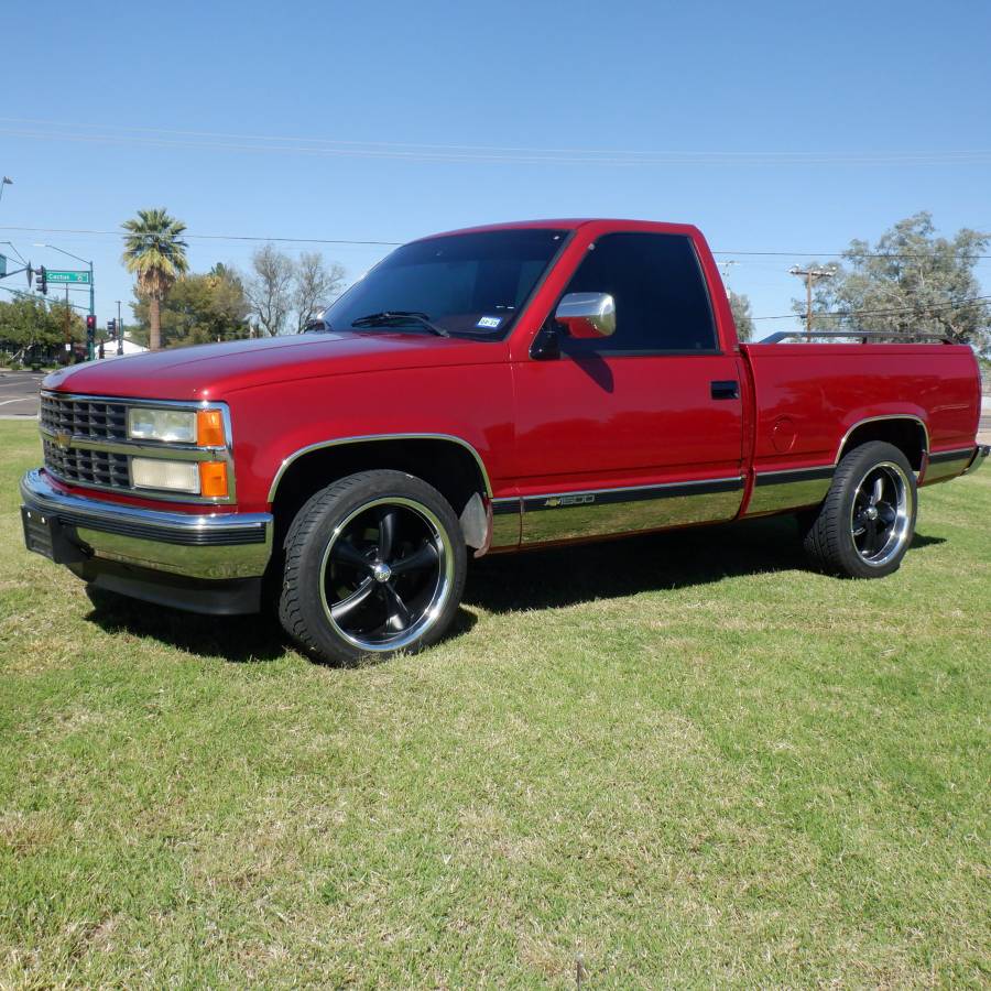 Chevrolet-silverado-1500-1990-red