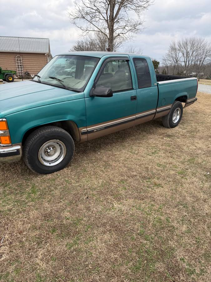 Chevrolet-silverado-1995-green-2