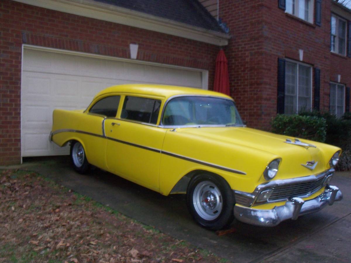 Chevy-belair-1956-yellow-3