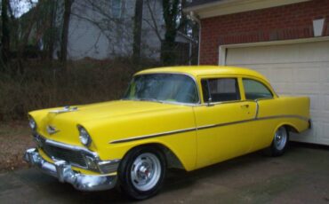 Chevy-belair-1956-yellow
