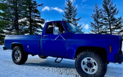 Chevy k20 4×4 2500 camper special 1976