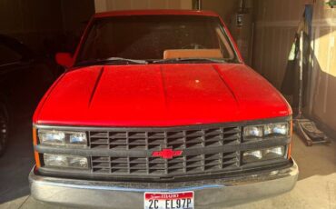 Chevy-silverado-1990-red-1