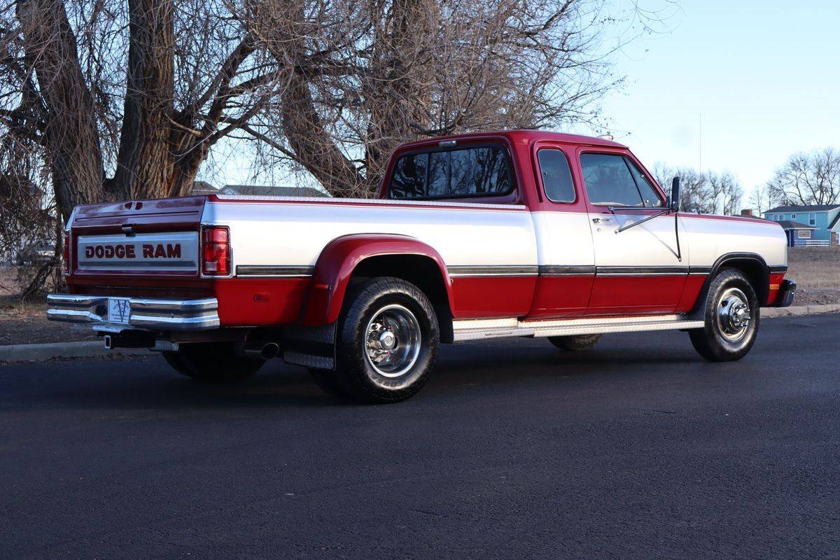 Dodge-d350-diesel-1993-red-5