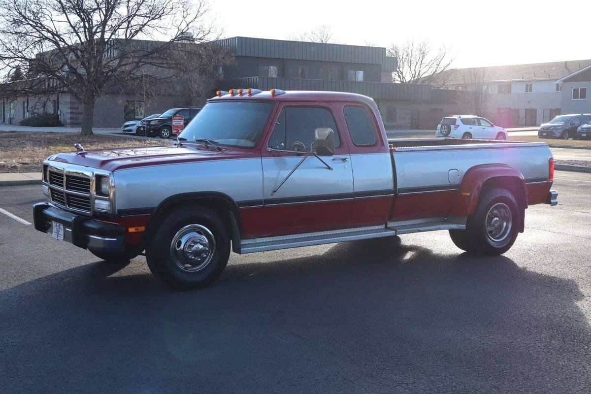 Dodge-d350-diesel-1993-red-9