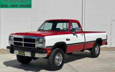 Dodge other pickups w250 regular cab long bed 5.9l 1991
