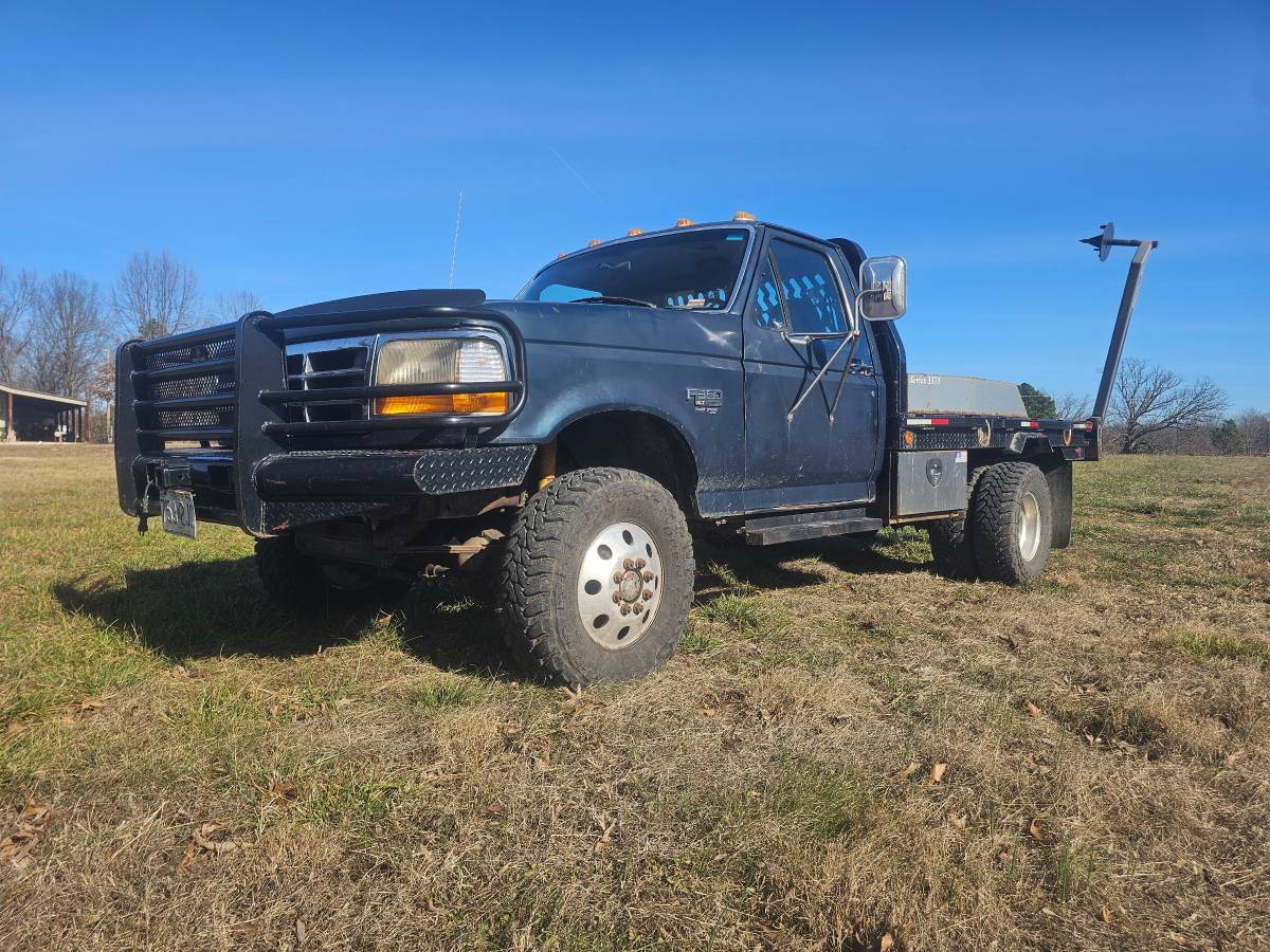 F-350-4x4-diesel-1996-green-14