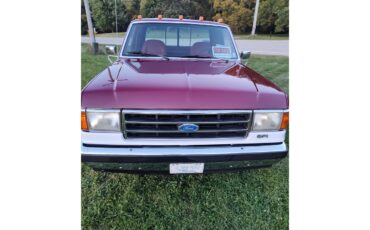 Ford-12-ton-pickup-1990-Maroon-and-White-Red-7