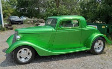 Ford-3-window-coupe-1934-Green-Chaulk