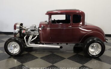 Ford-5-window-1931-Burgundy-Maroon-Black-1