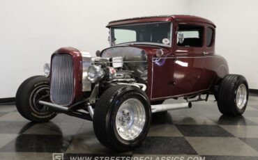 Ford-5-window-1931-Burgundy-Maroon-Black-22