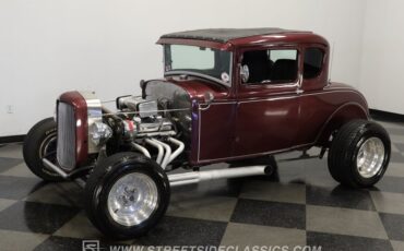 Ford-5-window-1931-Burgundy-Maroon-Black-4