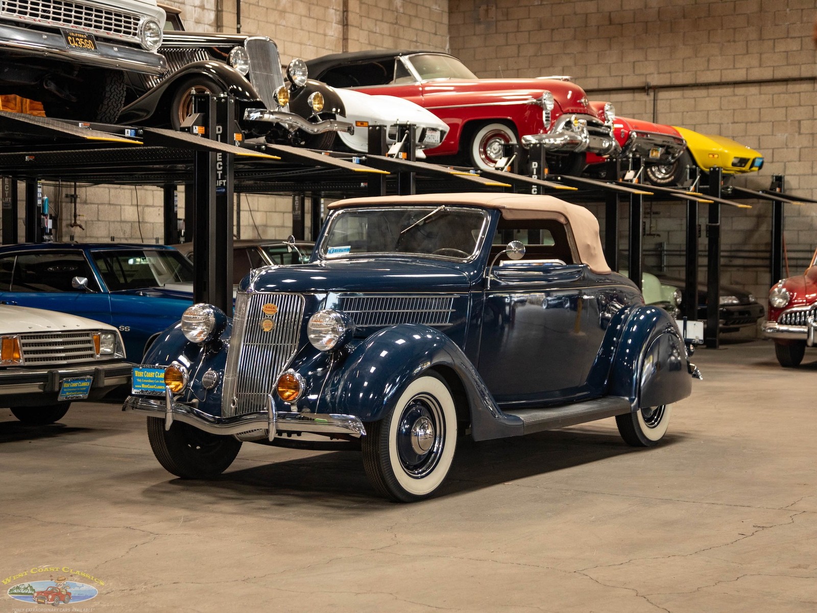 Ford Deluxe V8 2 Passenger Cabriolet 1936 2 Door Convertible