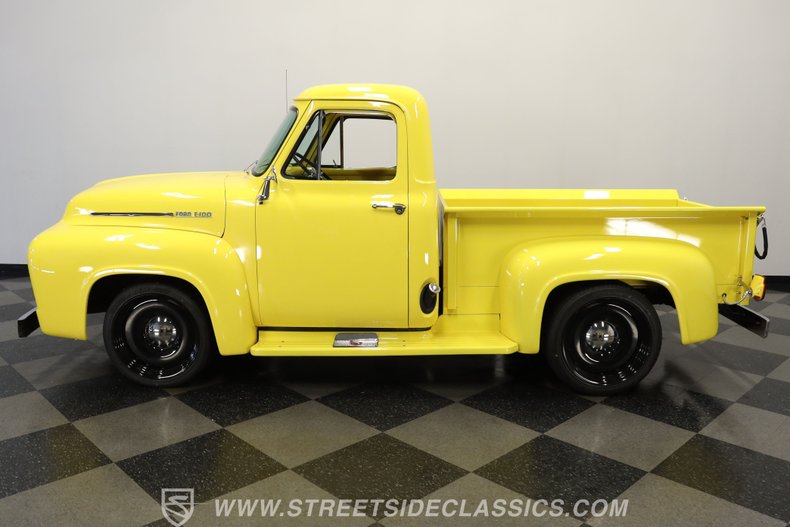 Ford-F-100-1954-Yellow-Tan-1