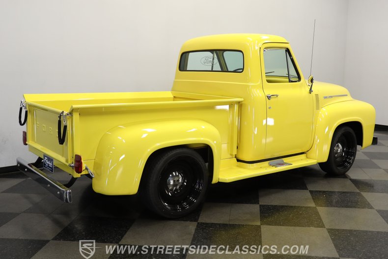 Ford-F-100-1954-Yellow-Tan-10