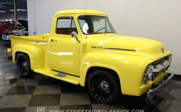 Ford-F-100-1954-Yellow-Tan-12