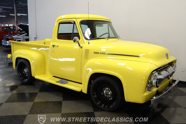 Ford-F-100-1954-Yellow-Tan-12