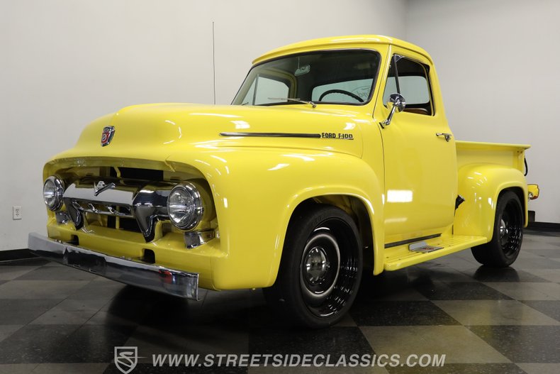 Ford-F-100-1954-Yellow-Tan-16