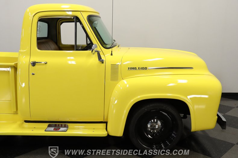 Ford-F-100-1954-Yellow-Tan-20