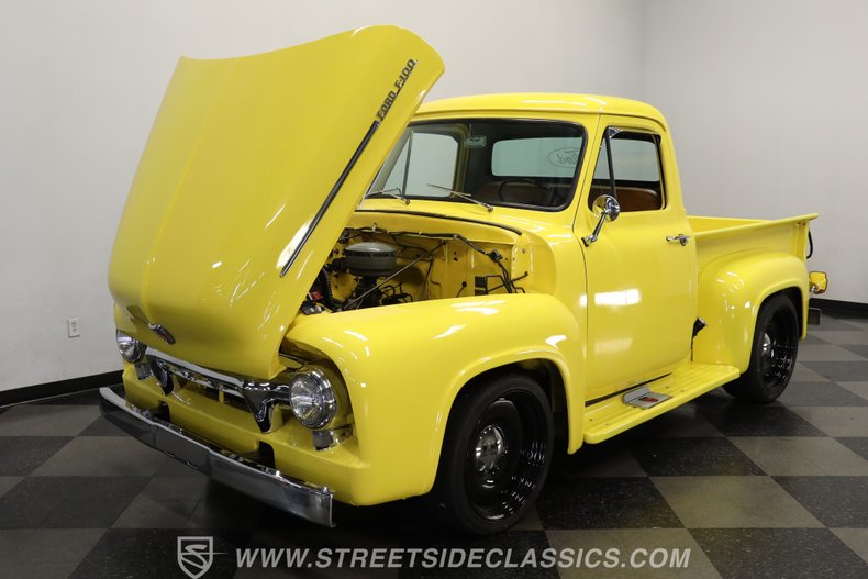Ford-F-100-1954-Yellow-Tan-21