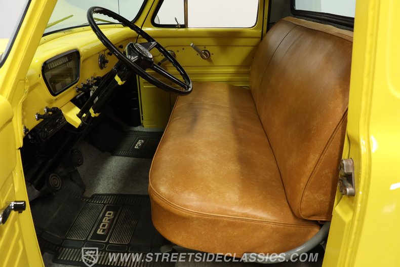 Ford-F-100-1954-Yellow-Tan-25
