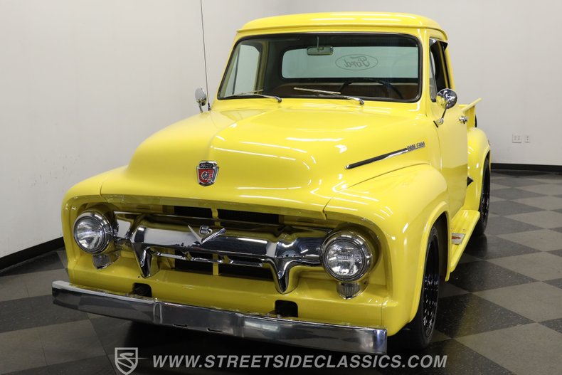 Ford-F-100-1954-Yellow-Tan-38