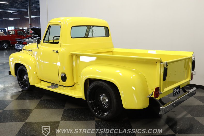 Ford-F-100-1954-Yellow-Tan-5