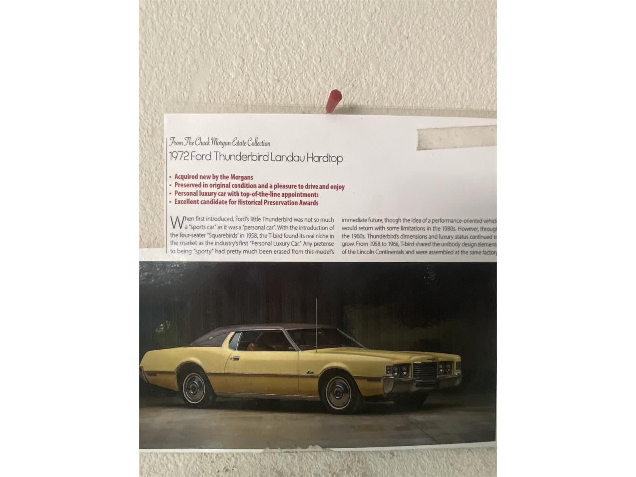 Ford-Thunderbird-1972-Yellow-Brown-16