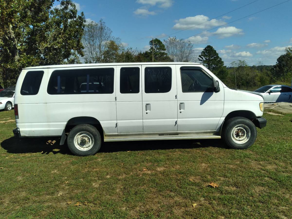 Ford-e-350-econoline-1995-white-2