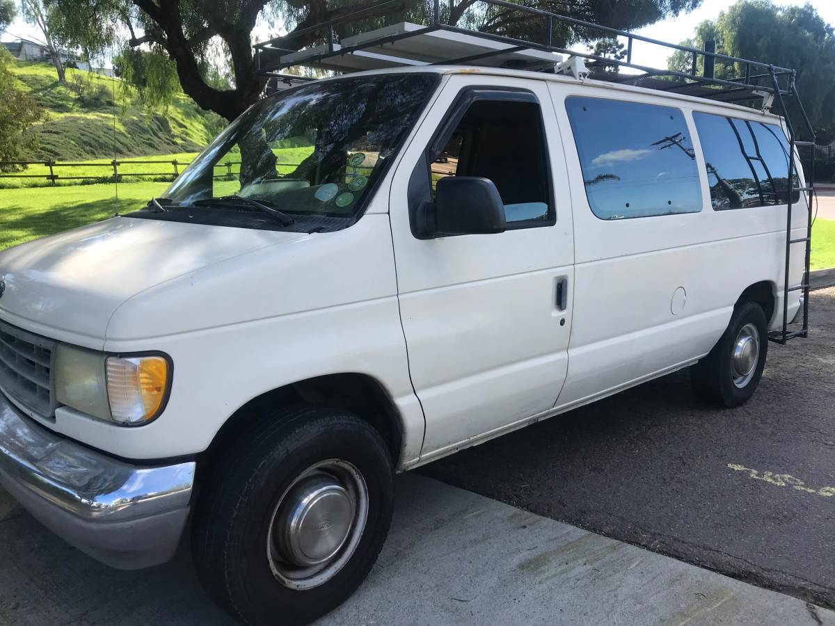 Ford-e-350-econoline-xl-1995-white-14