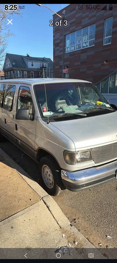 Ford-e250-cargo-van-1994-silver-1