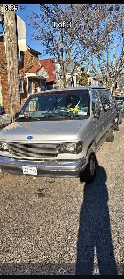 Ford-e250-cargo-van-1994-silver