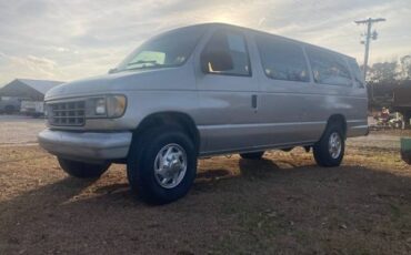 Ford-e350-15-passenger-van-1993-grey-1