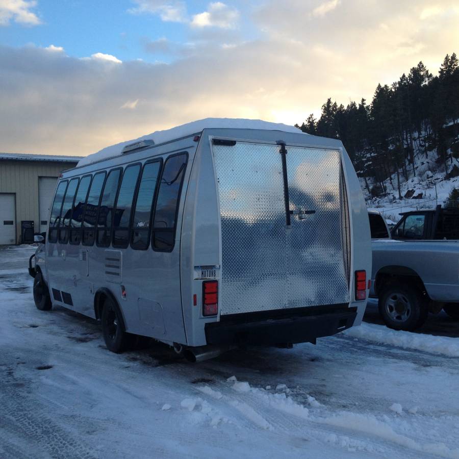 Ford-e350-diesel-1995-silver