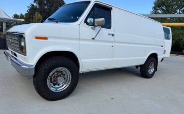 Ford-e350-van-1986-white-2