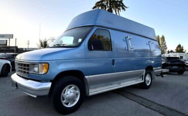 Ford-econoline-e250-high-roof-1993-blue-1