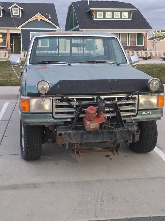 Ford-f-250-1987-green-1