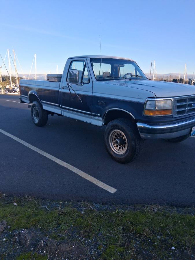 Ford-f-250-xlt-diesel-1992-white-1