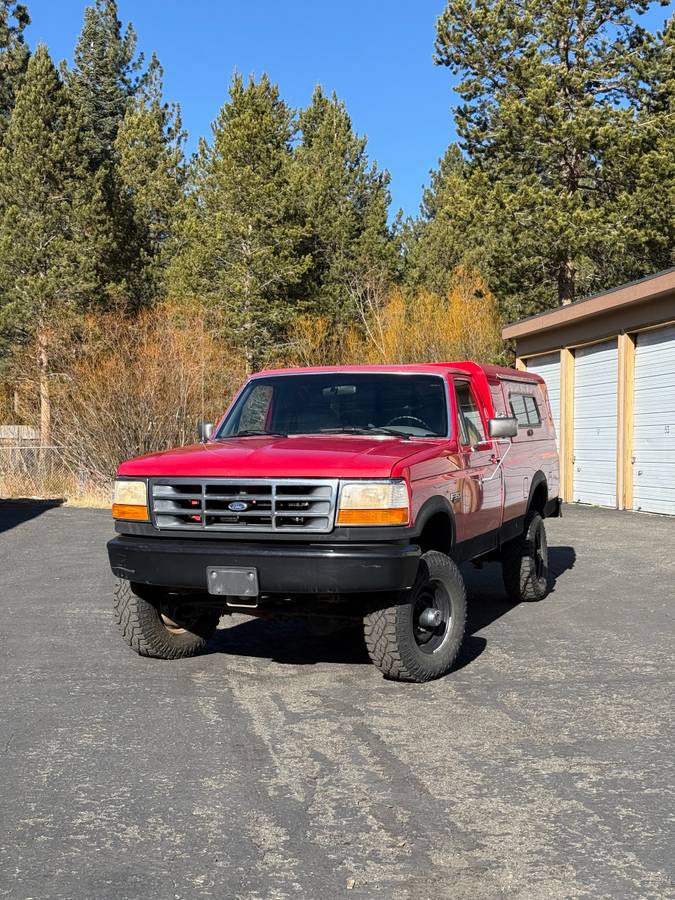Ford-f-350-1996-red