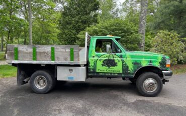 Ford-f-350-diesel-1996-red-1