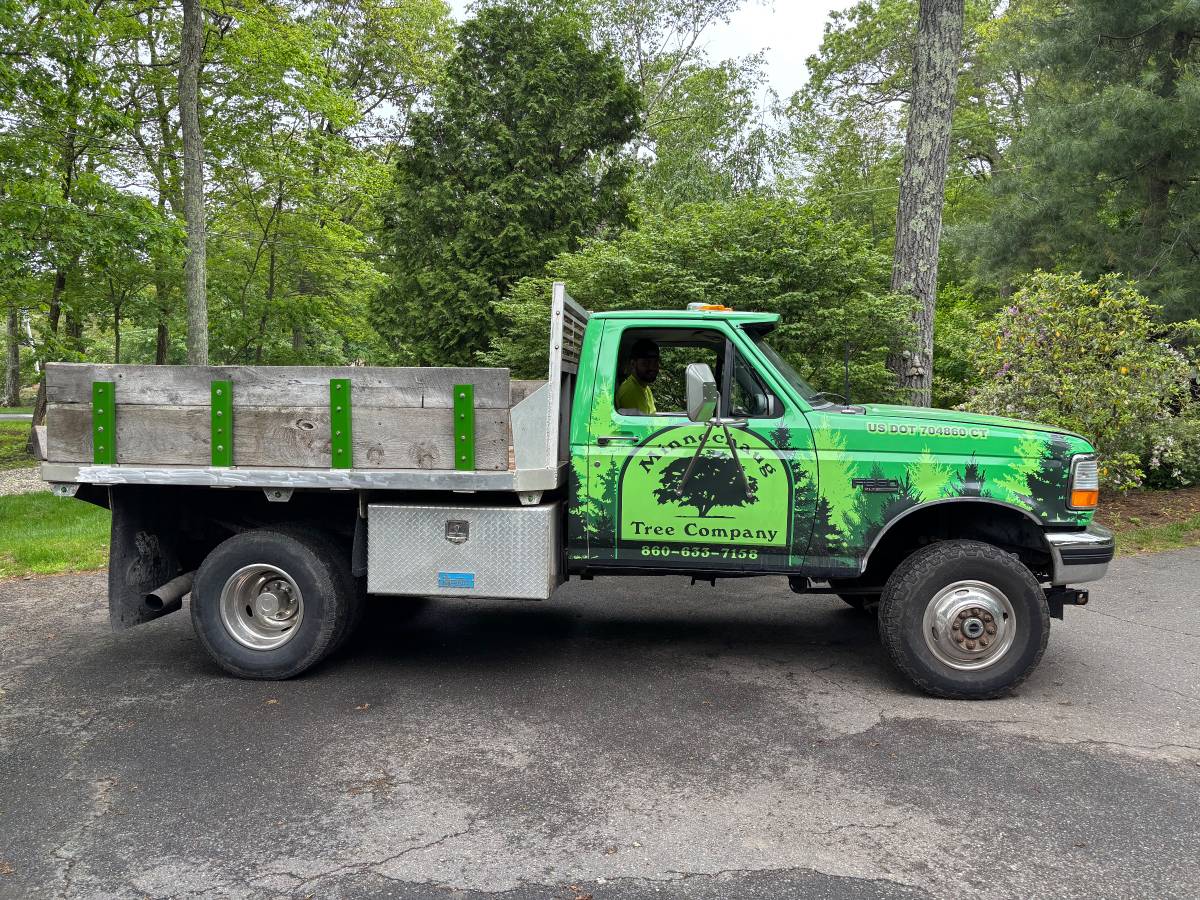 Ford-f-350-diesel-1996-red-1