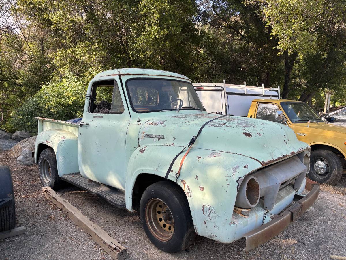 Ford-f100-pickup-1954-green-1