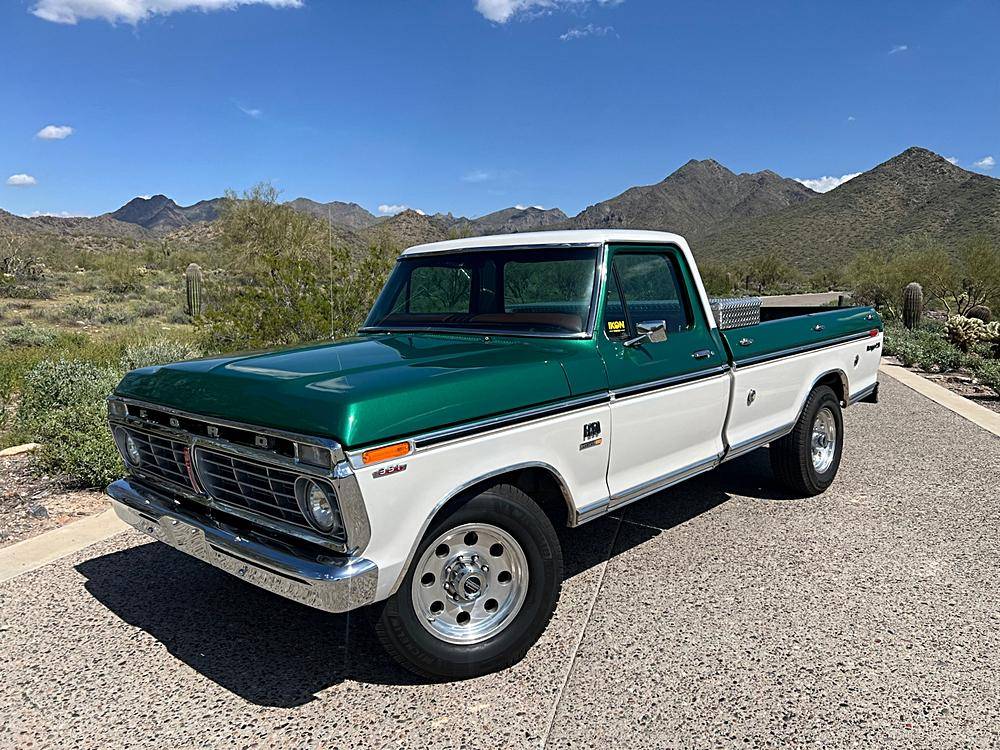 Ford-f250-1973-green-1