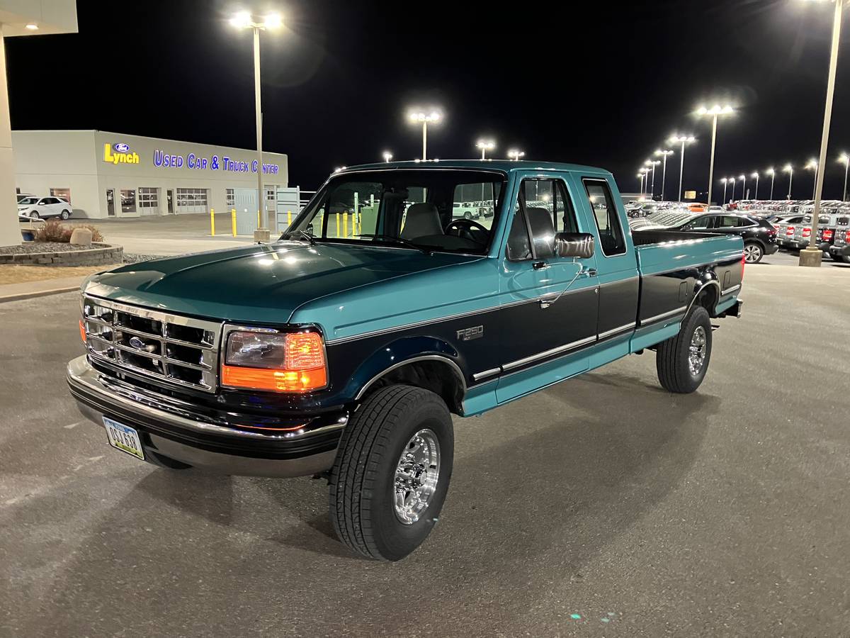 Ford-f250-1994-green-1