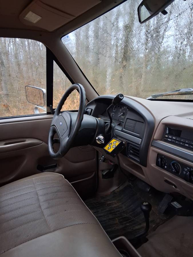 Ford-f250-xlt-1995-green-1