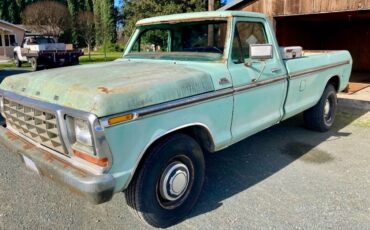 Ford-f350-1978-green-1