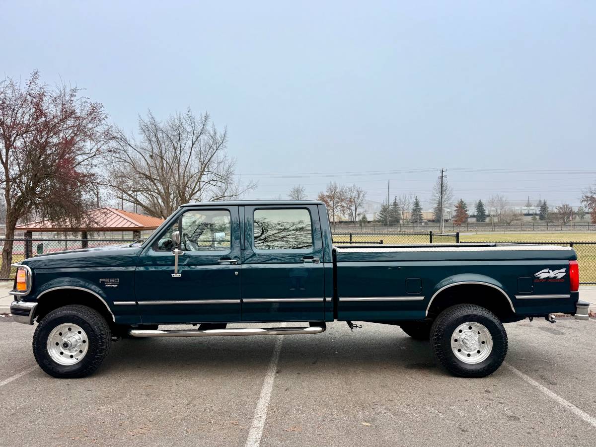 Ford-f350-4x4-cclb-diesel-1995-green-33