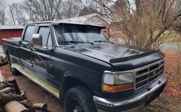Ford-f350-crew-cab-diesel-1993-black-1