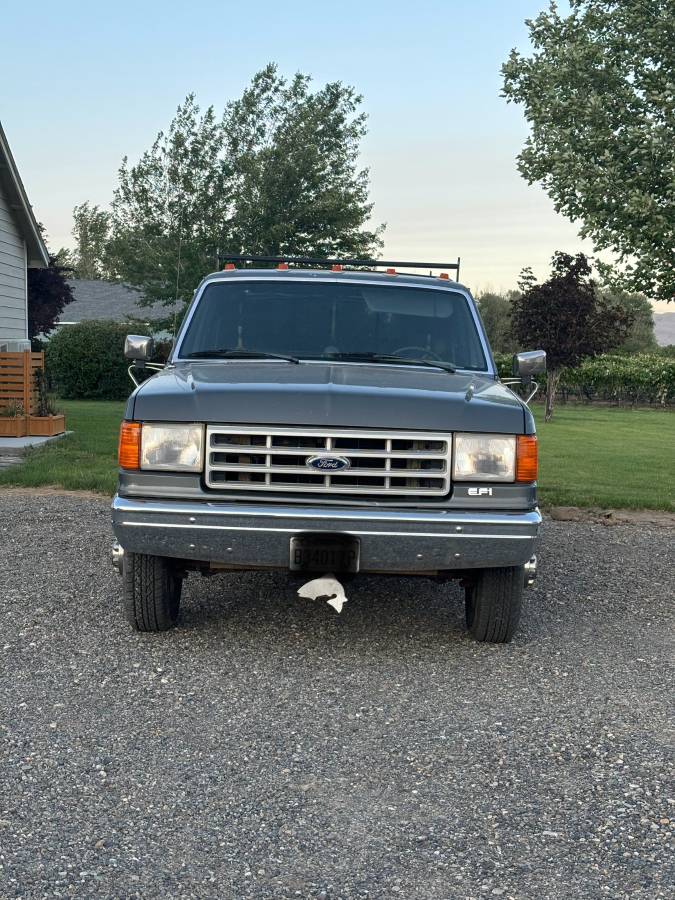 Ford-f350-custom-dually-1990-grey-2