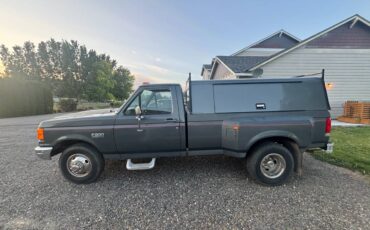 Ford-f350-custom-dually-1990-grey